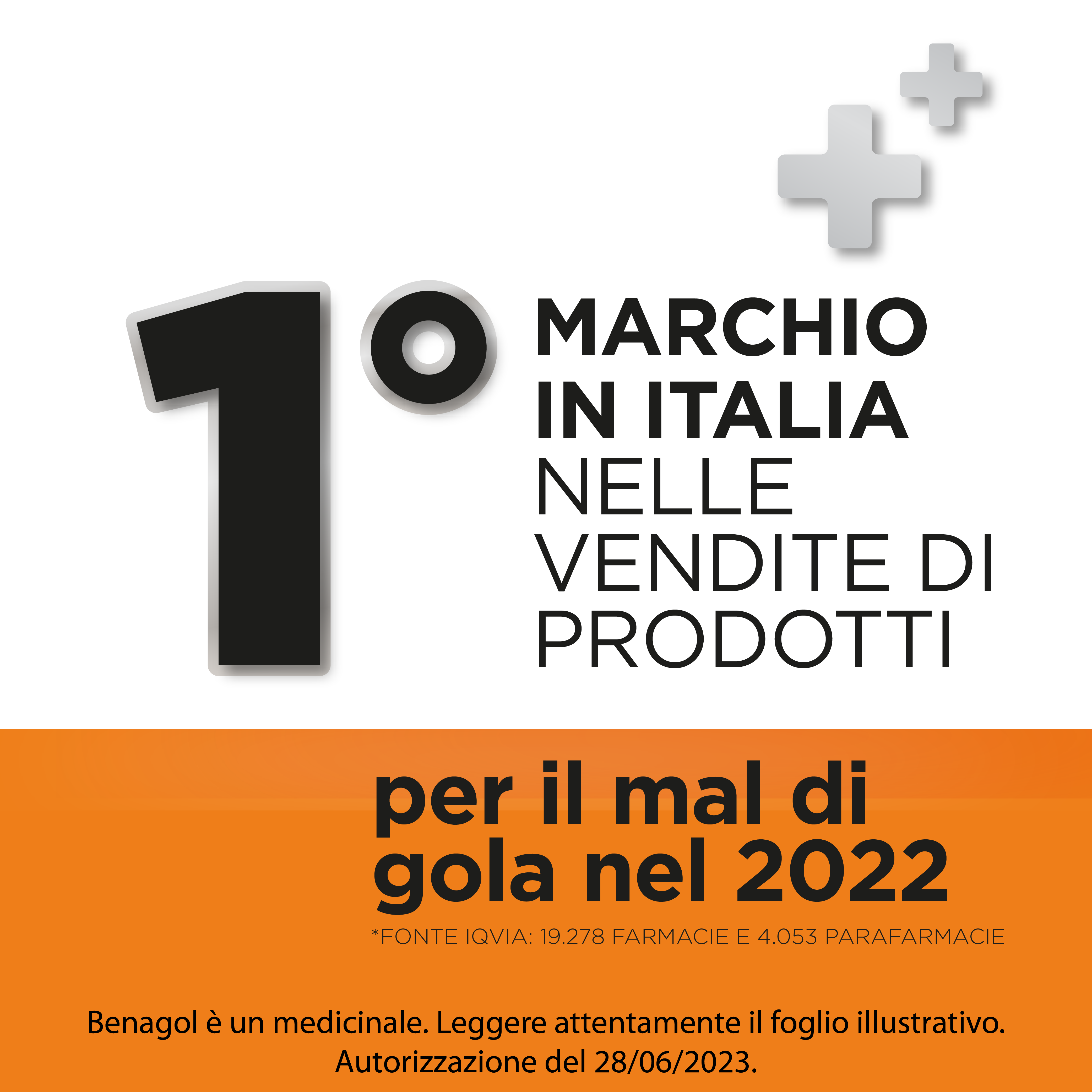 BENAGOL GUSTO ARANCIA per il mal di gola - 16 pastiglie