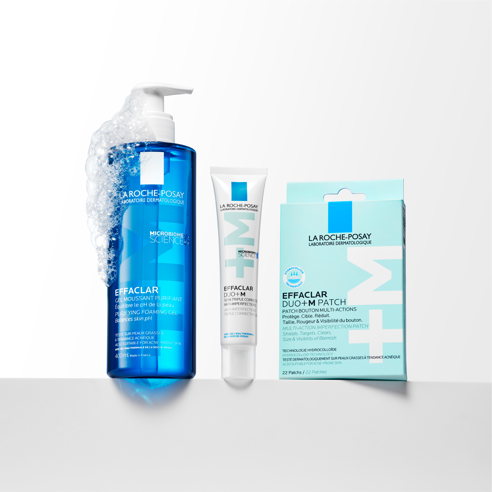 La Roche-Posay Effaclar - Duo+M Patch Monouso Anti-Imperfezioni Pelle Acneica, 22 Patchs