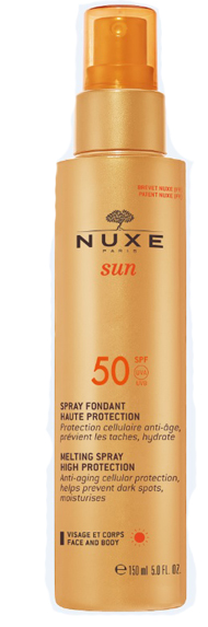 Nuxe Sun Spray Fondente solare viso e corpo SPF50 alta protezione 150ml