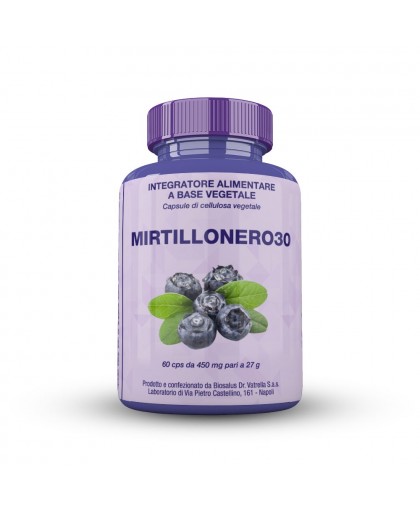 Biosalus Mirtillo Nero 30 Integratore 60 Capsule