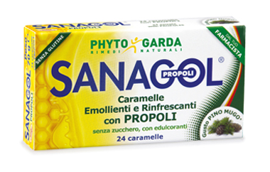 Sanagol Propoli Gusto Pino Mugo 24 Caramelle Balsamiche