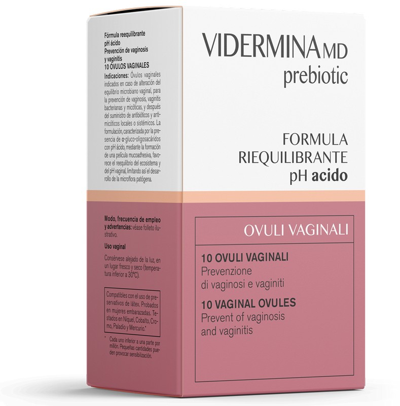 Vidermina Prebiotic Ovuli 10 Pezzi