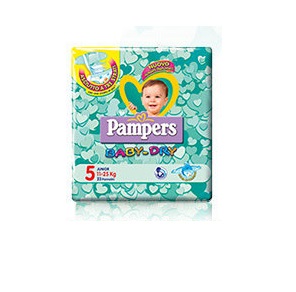 Pampers Baby Dry Junior Pannolini Taglia 5 (11-25 Kg) 17 Pezzi