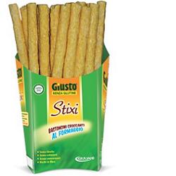 Giusto Senza Glutine Stixi Formaggio Snack Salato 60 g