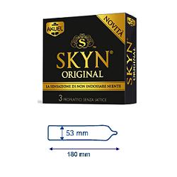 Akuel Skin Original Profilattici Senza Lattice 3 Pezzi