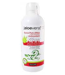 Zuccari Aloevera - Succo Puro d'Aloe + Antiossidanti Vitalità ed Energia, 1000ml