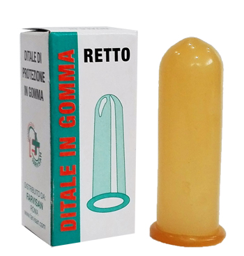 Farvisan Ditale Protezione Gomma Retto Misura 3
