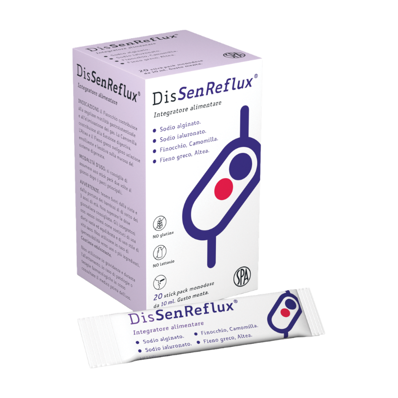 DisSenReflux 20 Stick Pack - Integratore Per Il Benessere Dello Stomaco