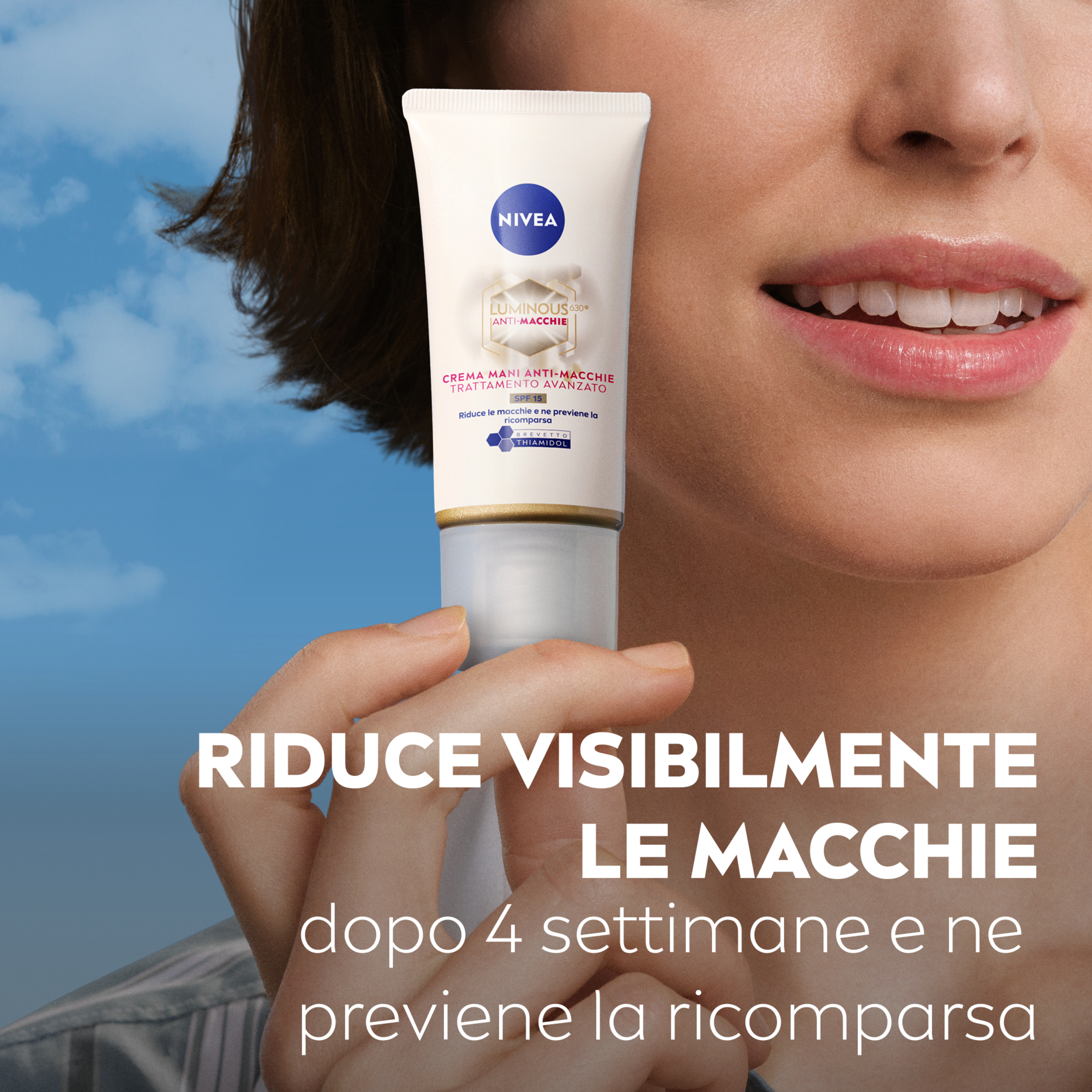 Nivea Luminous630 Crema Mani Anti-Macchie Trattamento Avanzato SPF 15 50 ml, Crema mani antietà