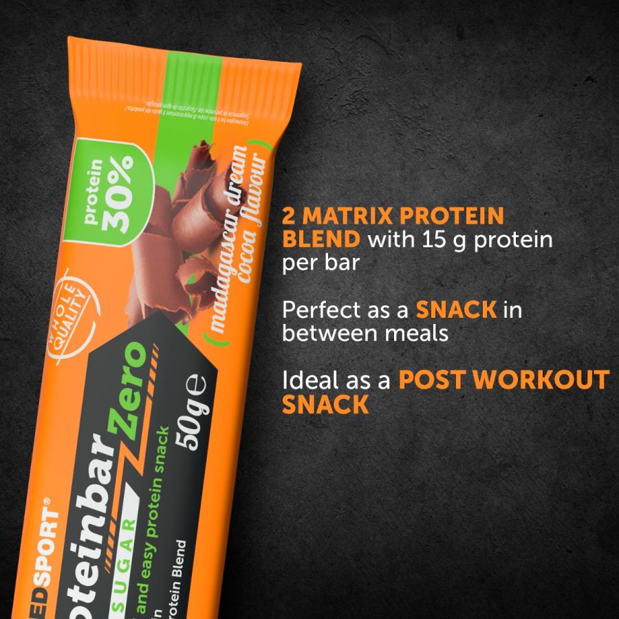 Named Sport Proteinbar Zero - Barretta Proteica Gusto Madagascar Dream Cocoa 50 g