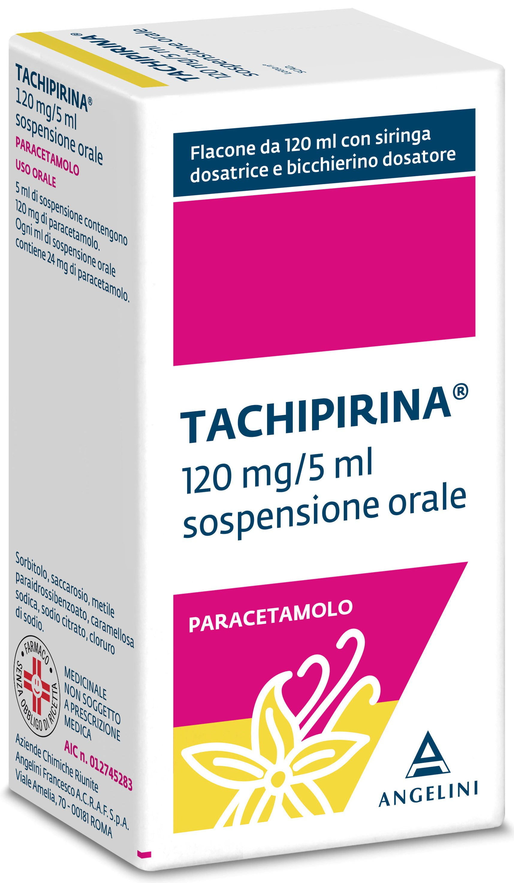 TACHIPIRINA*SOSP 120ML VAN/CAR