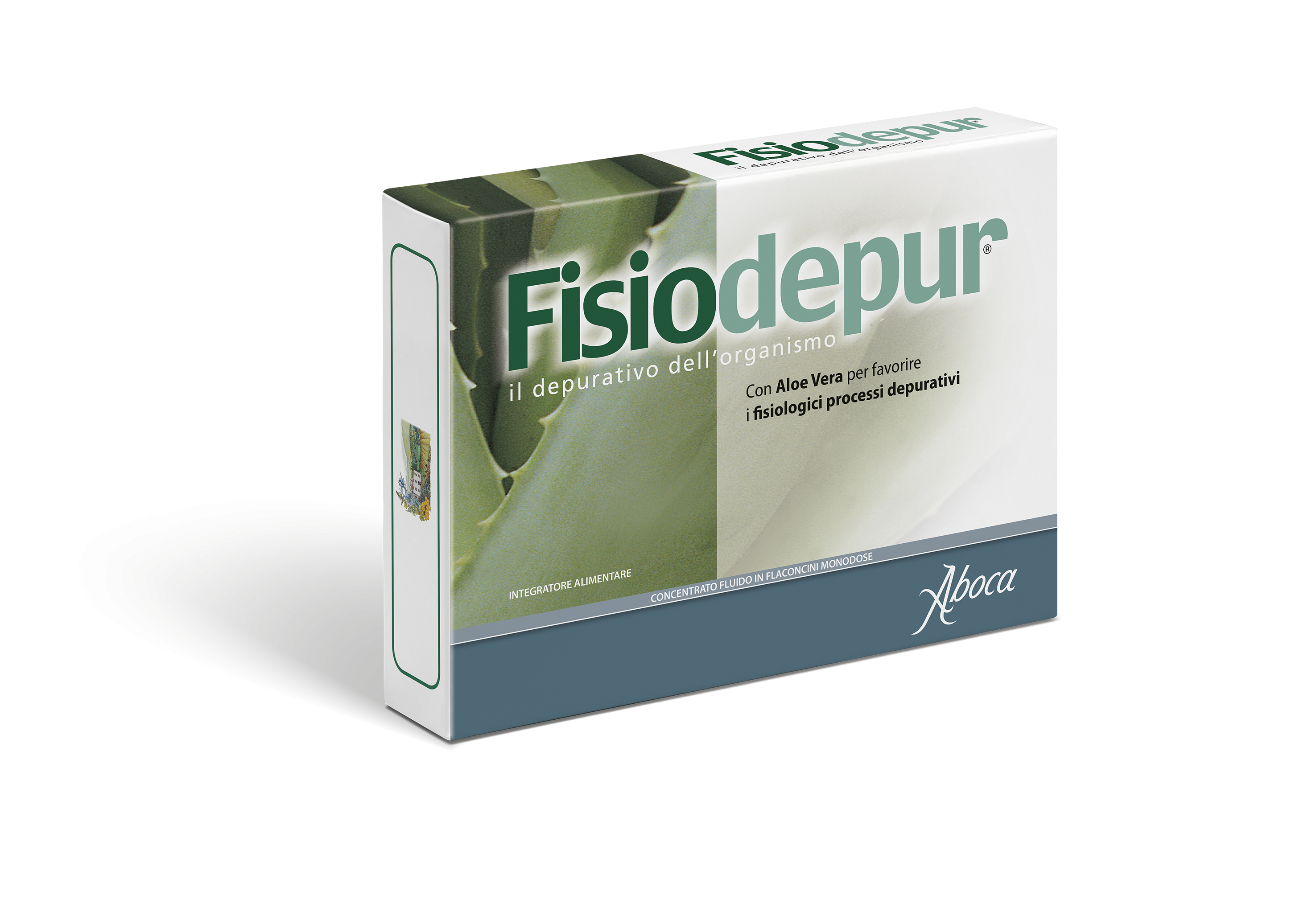 Aboca Fisiodepur Concentrato Fluido Integratore Depurativo 10 Flaconcini