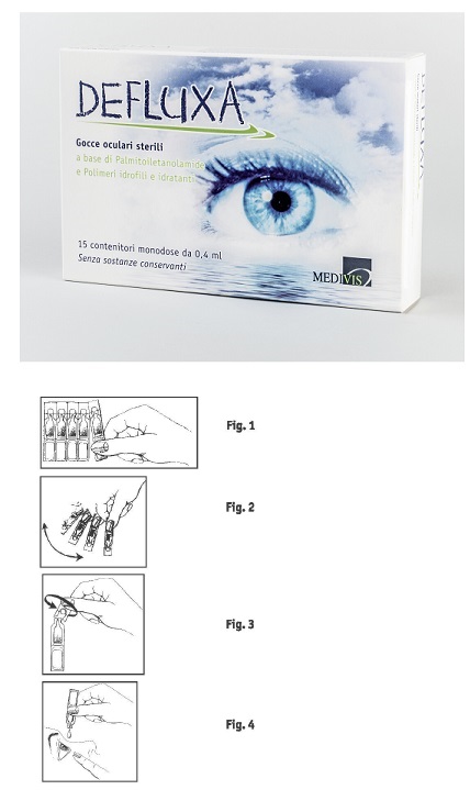 Defluxa Gocce Oculari Idratanti 15 Flaconcini da 0,4 ml