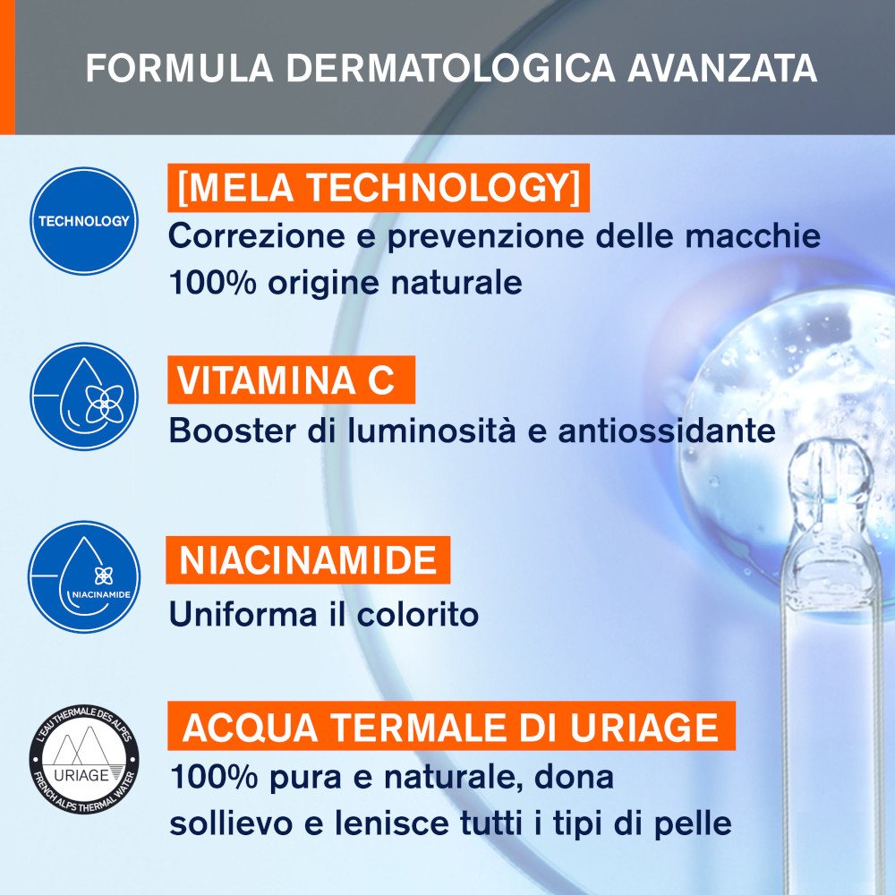 Uriage Dépiderm Mousse Detergente Illuminante 100 ml