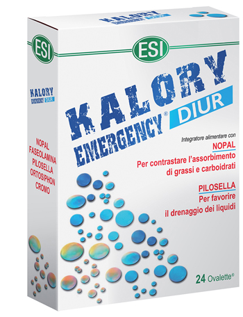 Esi Kalory Emergency Diur Integratore Dietetico 24 Ovalette