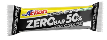 Proaction Zero Bar 50% Crema Nocciola 60g