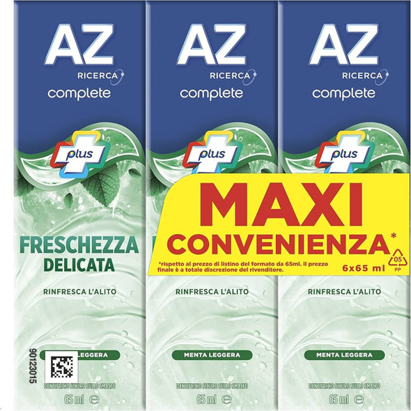 AZ DENT COMPL FRESC DELIC 3X65ML