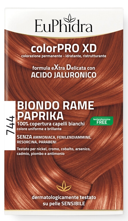 EUPHIDRA COLORPRO XD744 BIONDO RAME - PAPRIKA