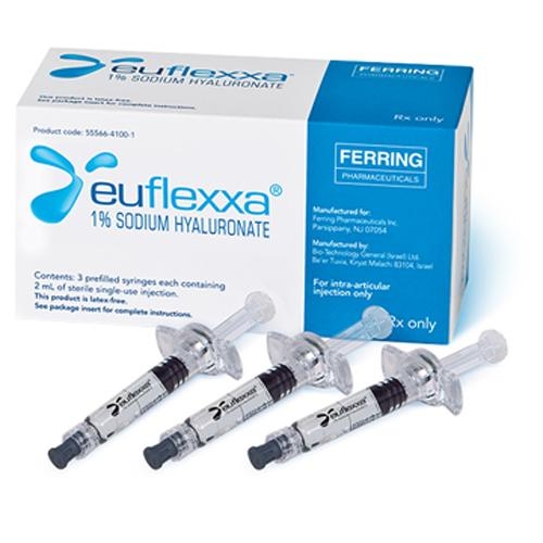 Euflexxa - Siringa preriempita a base di Ialuronato di sodio - 2 ml - 3 pezzi
