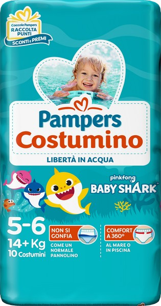 Pampers Il Costumino taglia 5-JUNIOR (15+ kg) - 10 pezzi