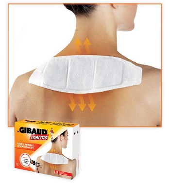 Dr. Gibaud Thermo Fascia Adesiva Autoriscaldante Collo Spalla Polso 3 Pezzi