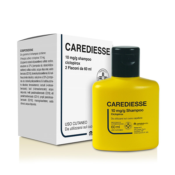 Carediesse Shampoo 10mg/g Dermatite Seborroica 2x60 ml