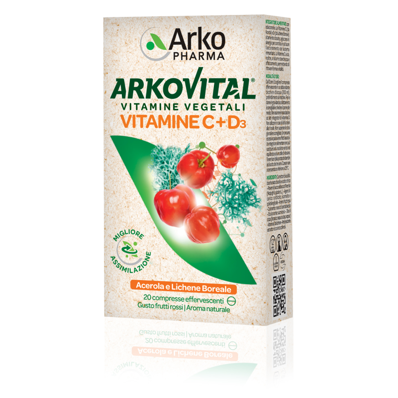 ARKOVITAL VITAMINE C+D3 20CPR
