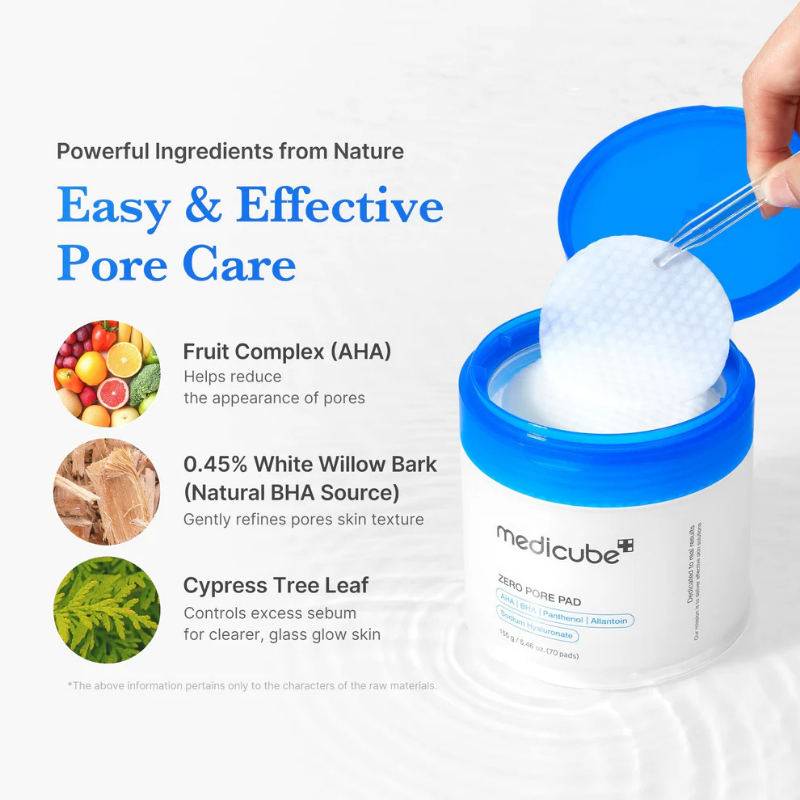 Medicube Zero Pore Pads 2.0 - 70 Dischetti Esfolianti