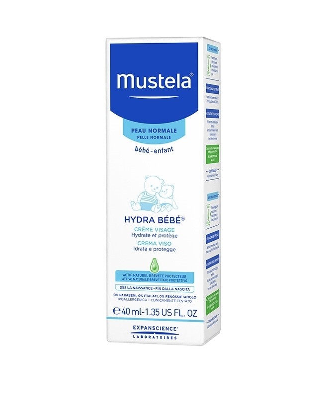 Mustela Hydra Bebé Crema Viso Idratante 24H 40 ml