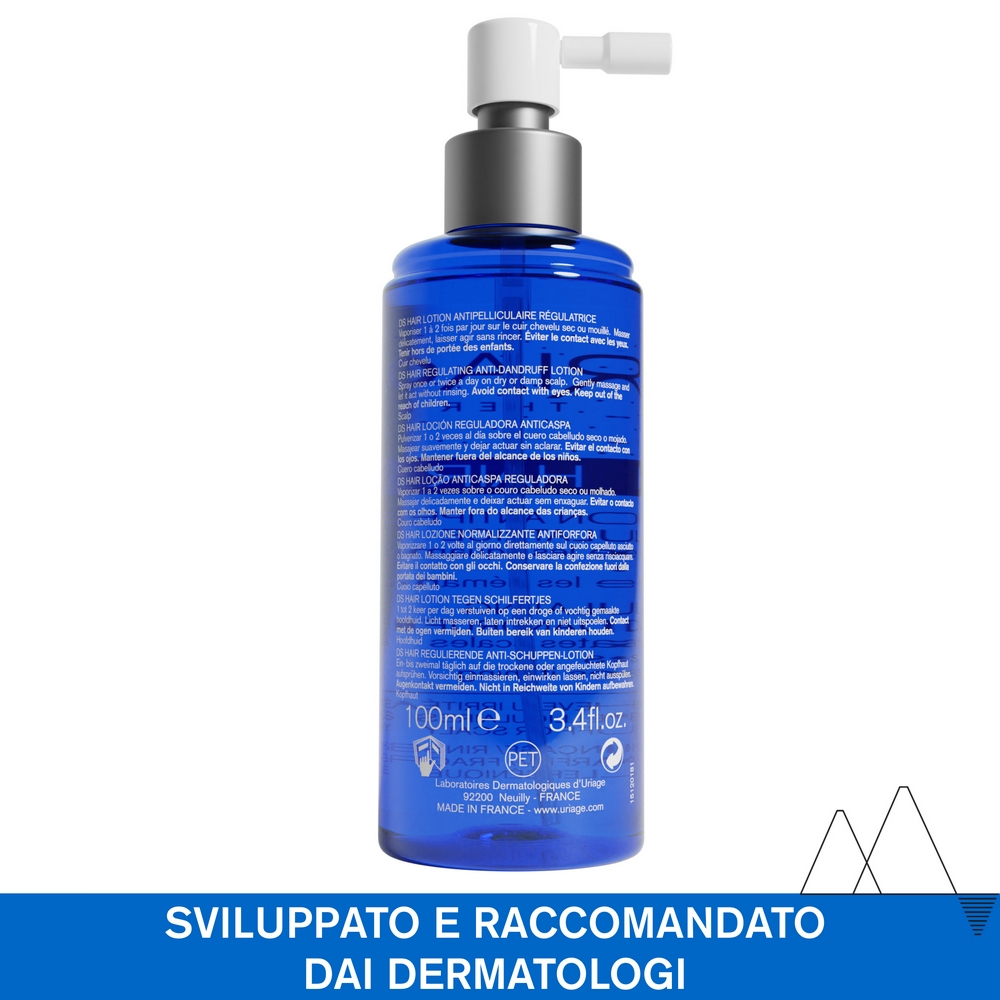 Uriage DS Lozione Spray Cuoio Capelluto Antiprurito e Anti-irritazione 100 ml