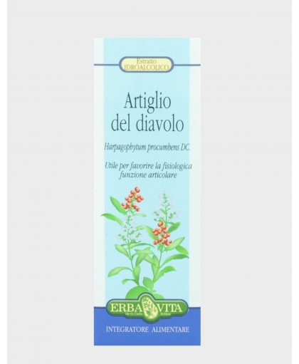 Erba Vita Artiglio del Diavolo Tintura Idroalcolica Funzionalità Articolare 50 ml