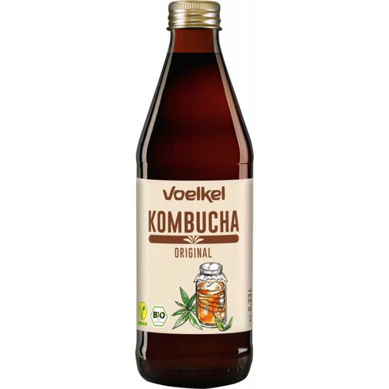Baule Volante Voelkel Kombucha Thè Addolcito Fermentato 750 ml