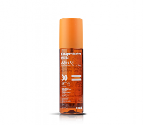 Isdin Fotoprotector Active Oil SPF 30 - Protezione solare alta per il corpo - 200 ml