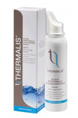 Thermalis Acqua Ipertermale Salso-bromo-iodica per lavaggi nasali spray 150ml
