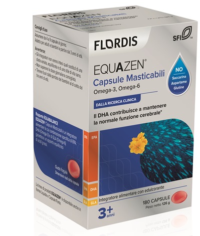 Equazen Integratore Memoria e Concentrazione 180 Capsule Masticabili