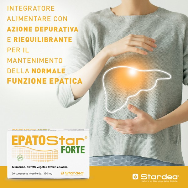 Epatostar Forte Integratore Funzione Epatica 20 Compresse