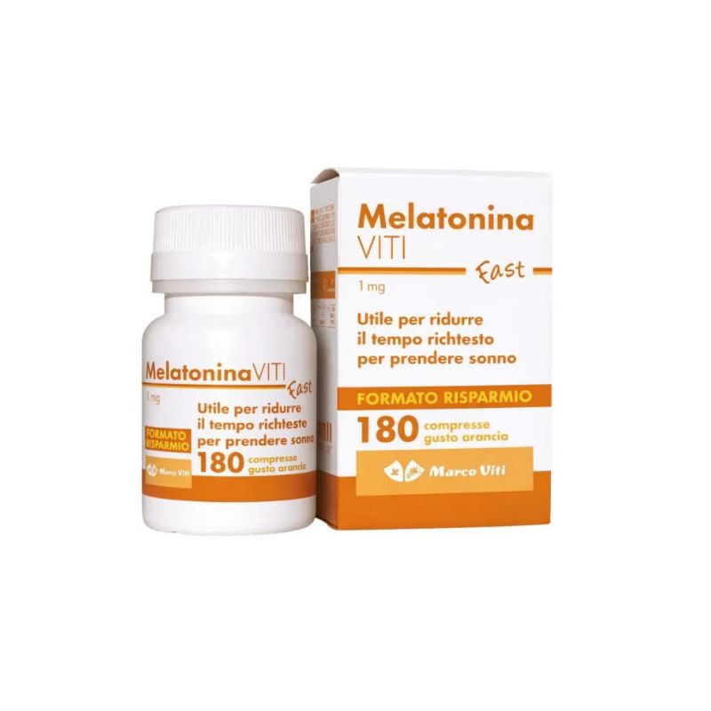 Marco Viti - Melatonina Viti Fast 180 Compresse - Integratore Per Il Sonno