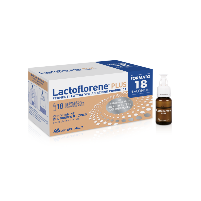 Lactoflorene Plus fermenti lattici nuovo formato 18 flaconcini