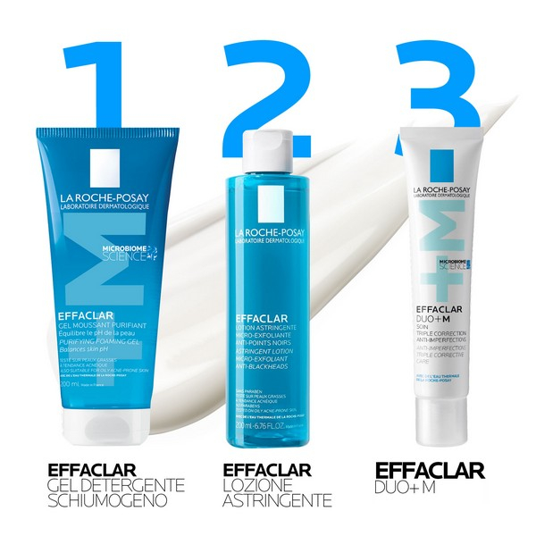 La Roche Posay Effaclar Gel Mousse Purificante Pelle Grassa e Sensibile 200 mL