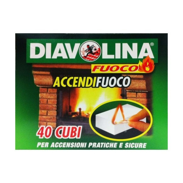 DIAVOLINA CUBI 40 PZ(ACCENDI FUOCO