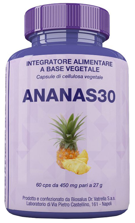 Biosalus Ananas 30 Integratore 60 Capsule