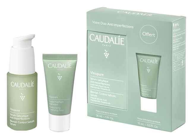 Caudalie Cofanetto VINOPURE Anti-imperfezioni Viso