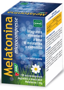 Sofar Melatonina Microcompresse Integratore per il Sonno 150 Microcompresse 