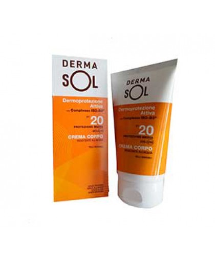 Dermasol Crema Solare Corpo SPF 20 Protezione Media 100 ml