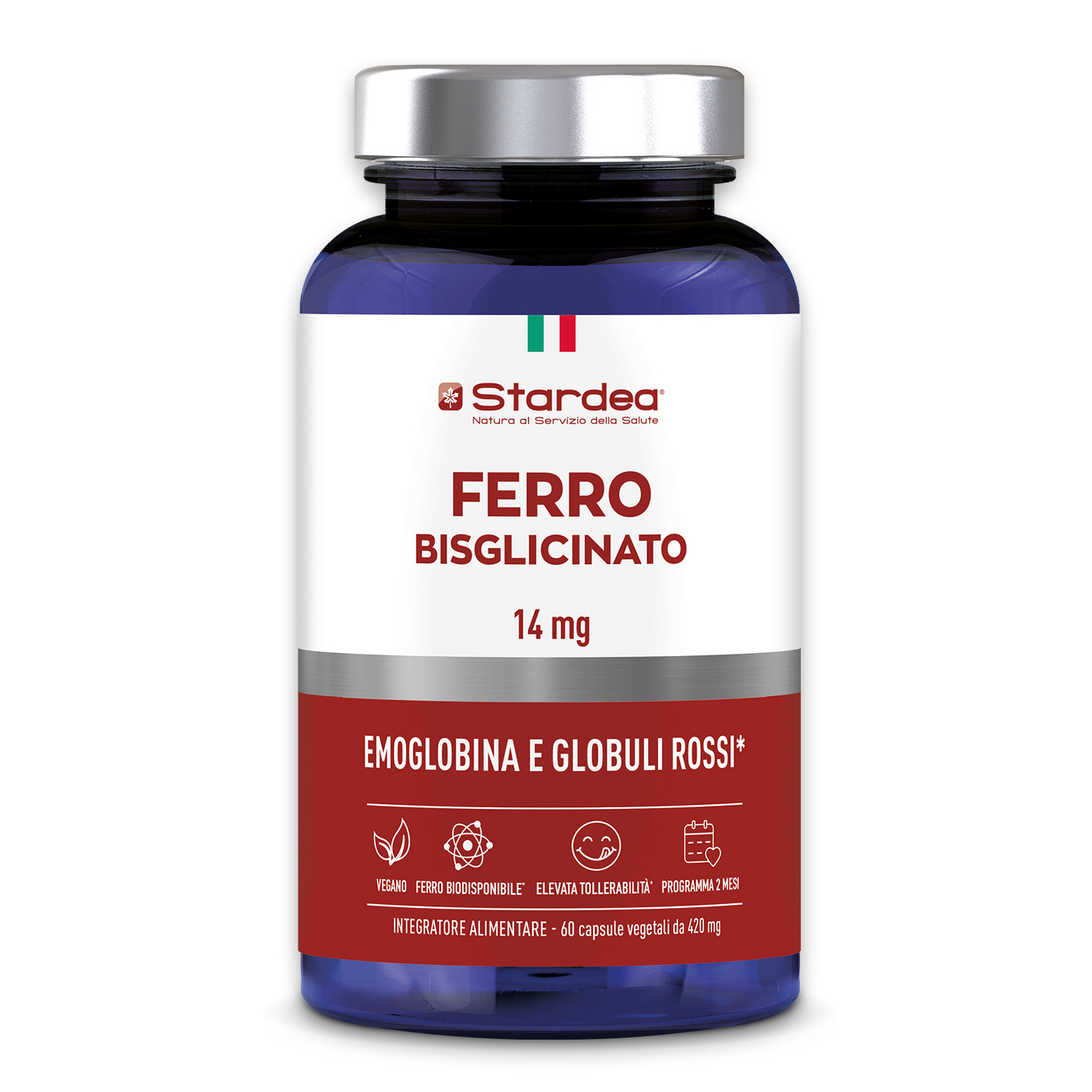 STARDEA FERRO BISGLICINATO 14 MG Compresse INTEGRATORE ALIMENTARE 