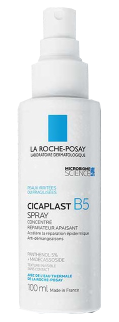 La Roche-Posay Spray Riparatore Lenitivo Cicaplast B5 per pelle sensibile, arrossata o fragilizzata 100 ml