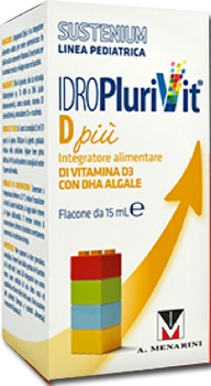 Sustenium Idroplurivit D+ Integratore Vitamina D Gocce Bambini 0-3 Anni 15 ml 