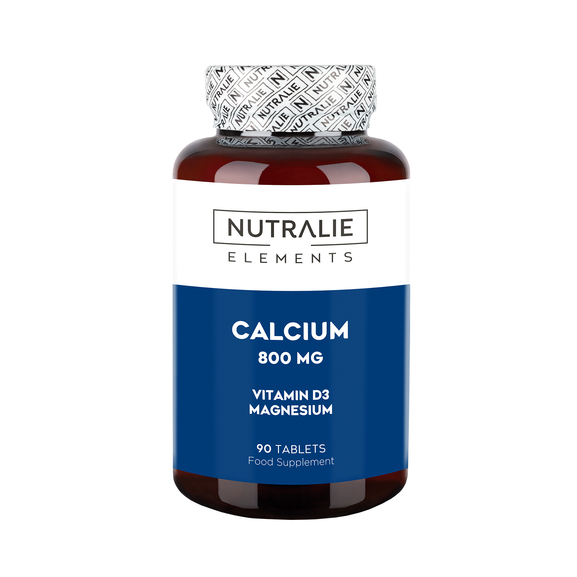 Nutralie Calcio 800 mg + D3 + Magnesio Ossa e Muscoli 90 compresse