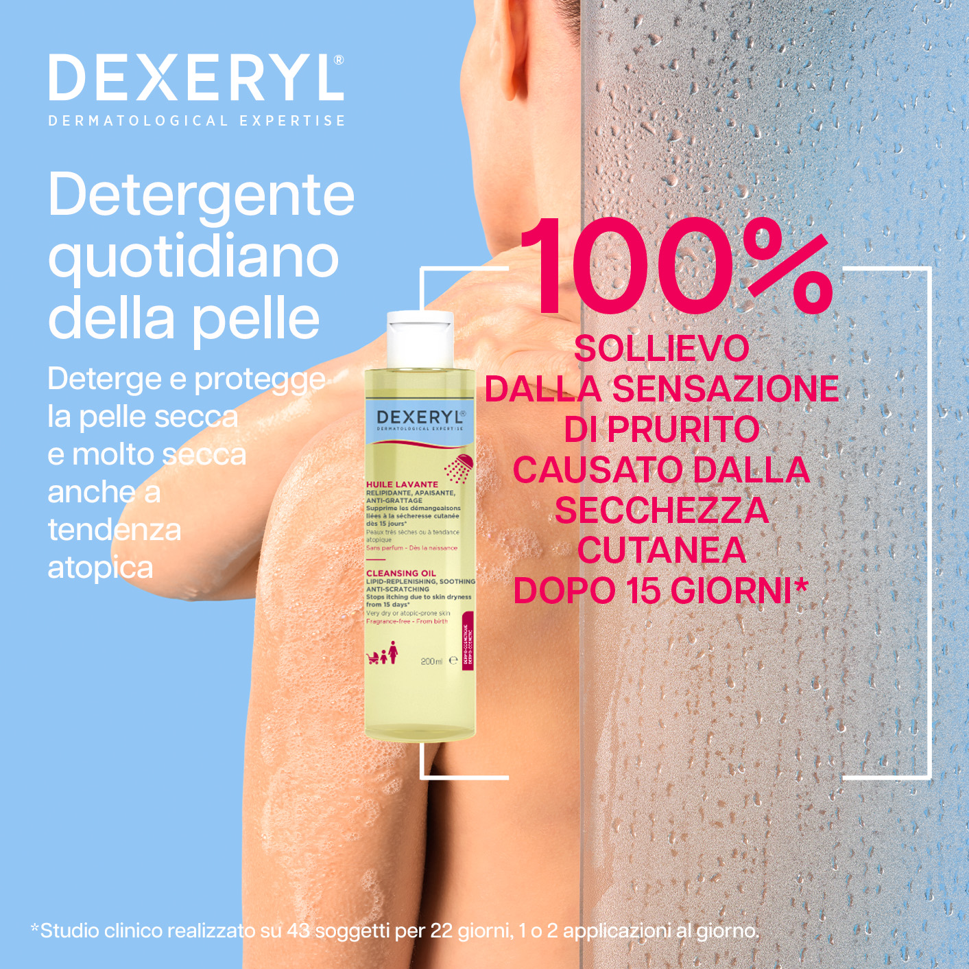Dexeryl - Olio Lavante Antiprurito Per Pelle Secca E A Tendenza Atopica 200 ml