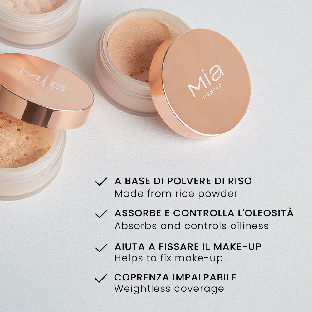 Mia Makeup - Loose Powder - Cipria In Polvere Libera - White 